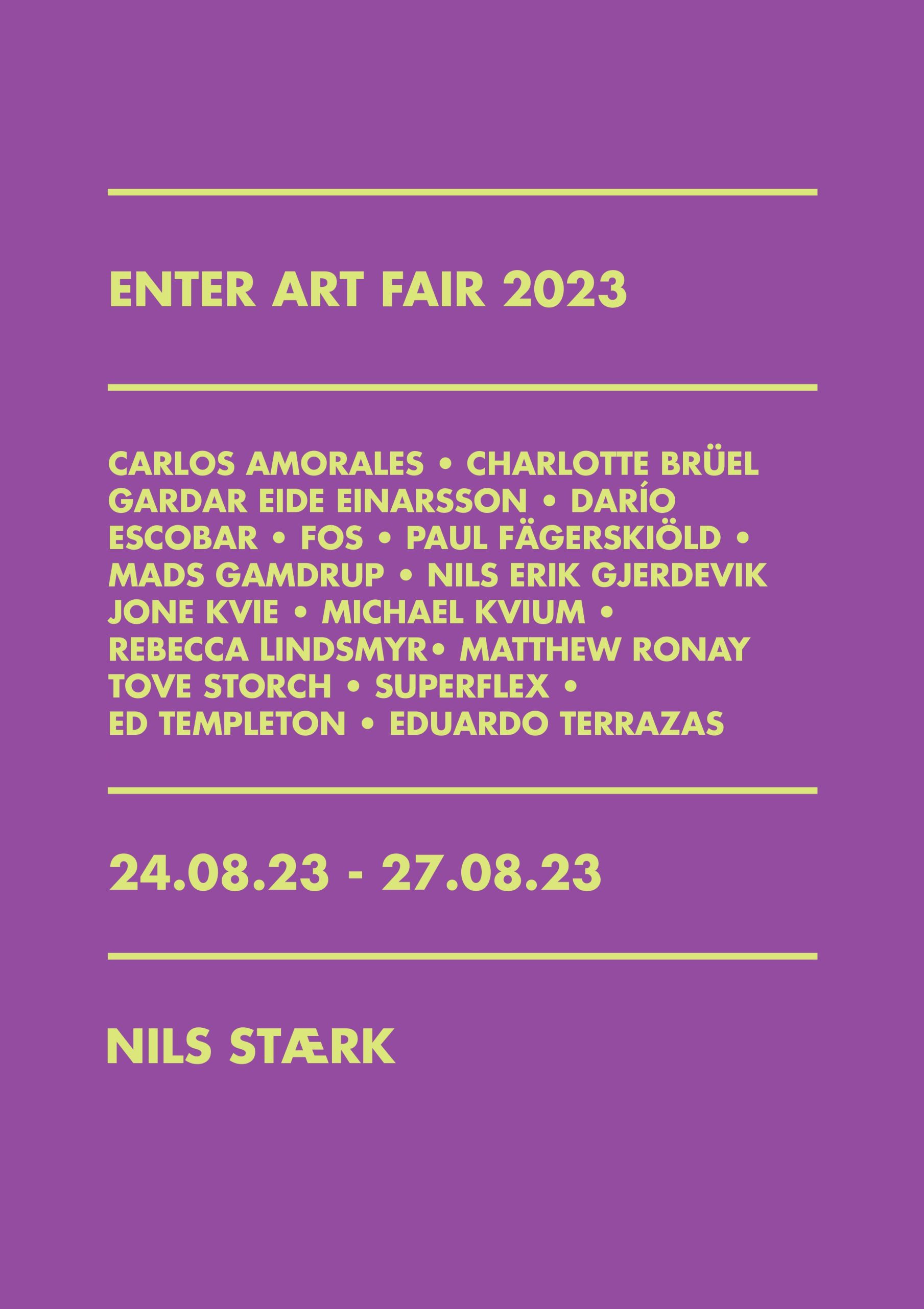 Enter Art Fair Galleri Nils Stærk